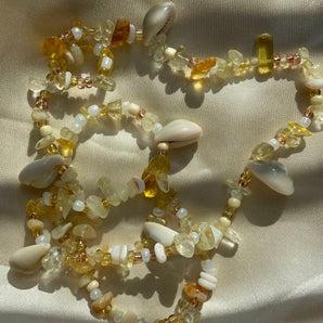 Citrine Cowrie Waistbeads