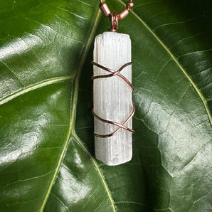 Selenite Charging Necklace